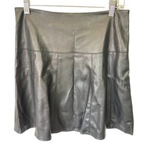 Ann Taylor Pleather Skirt size 0